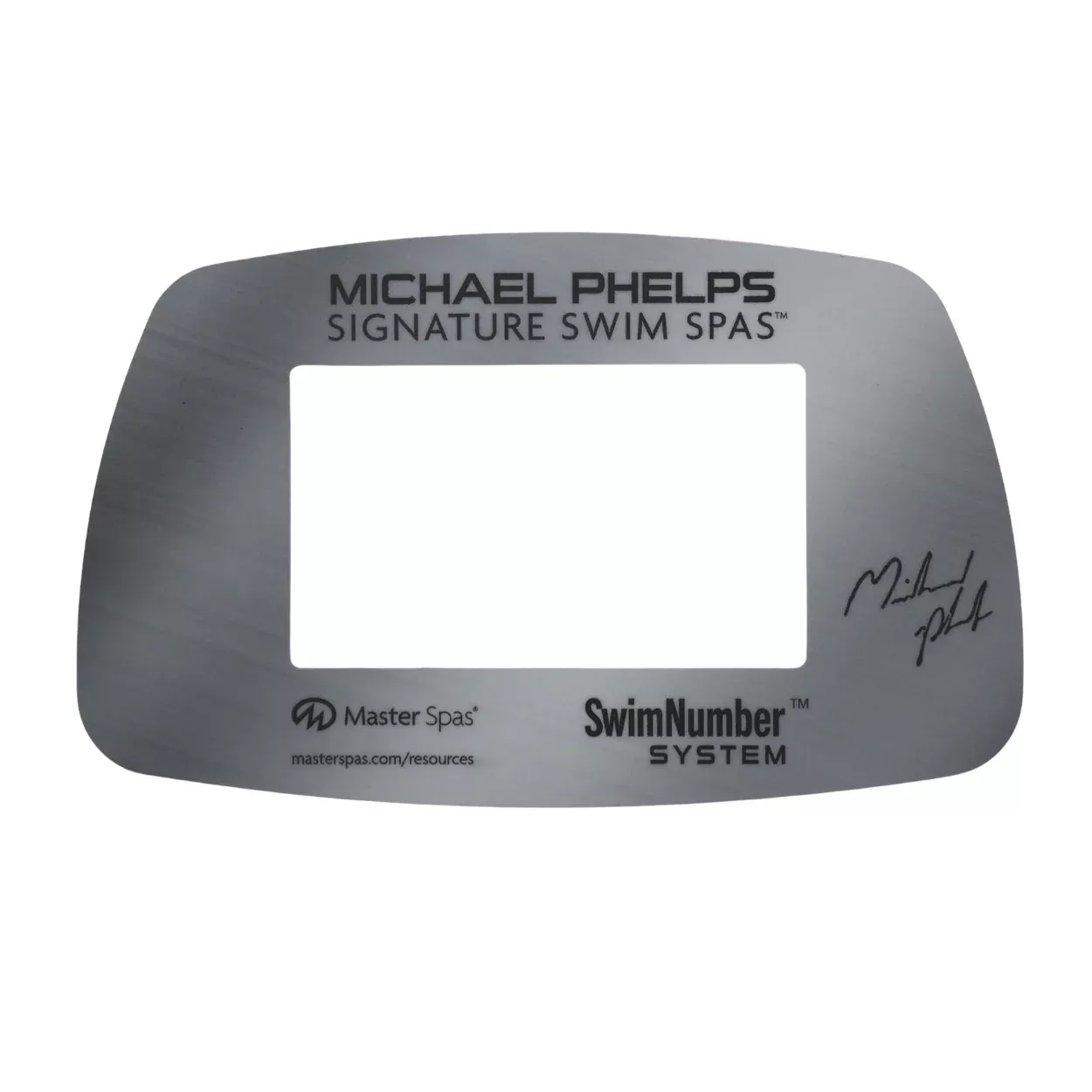 Master Spa - X509168 - Overlay, Silver MPSS Swim Number