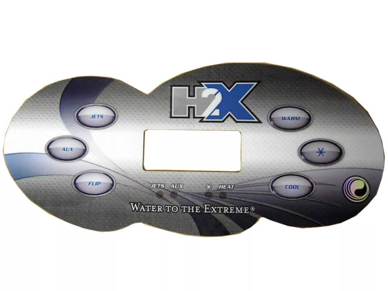 Master Spas – H2X Prop End Overlay for MP30 Panel