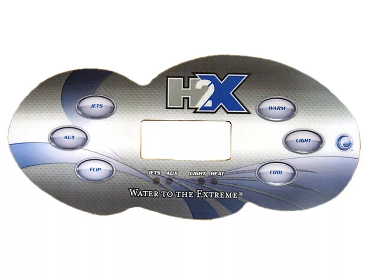 Master Spas – H2X Spa End Overlay for MP30 Panel
