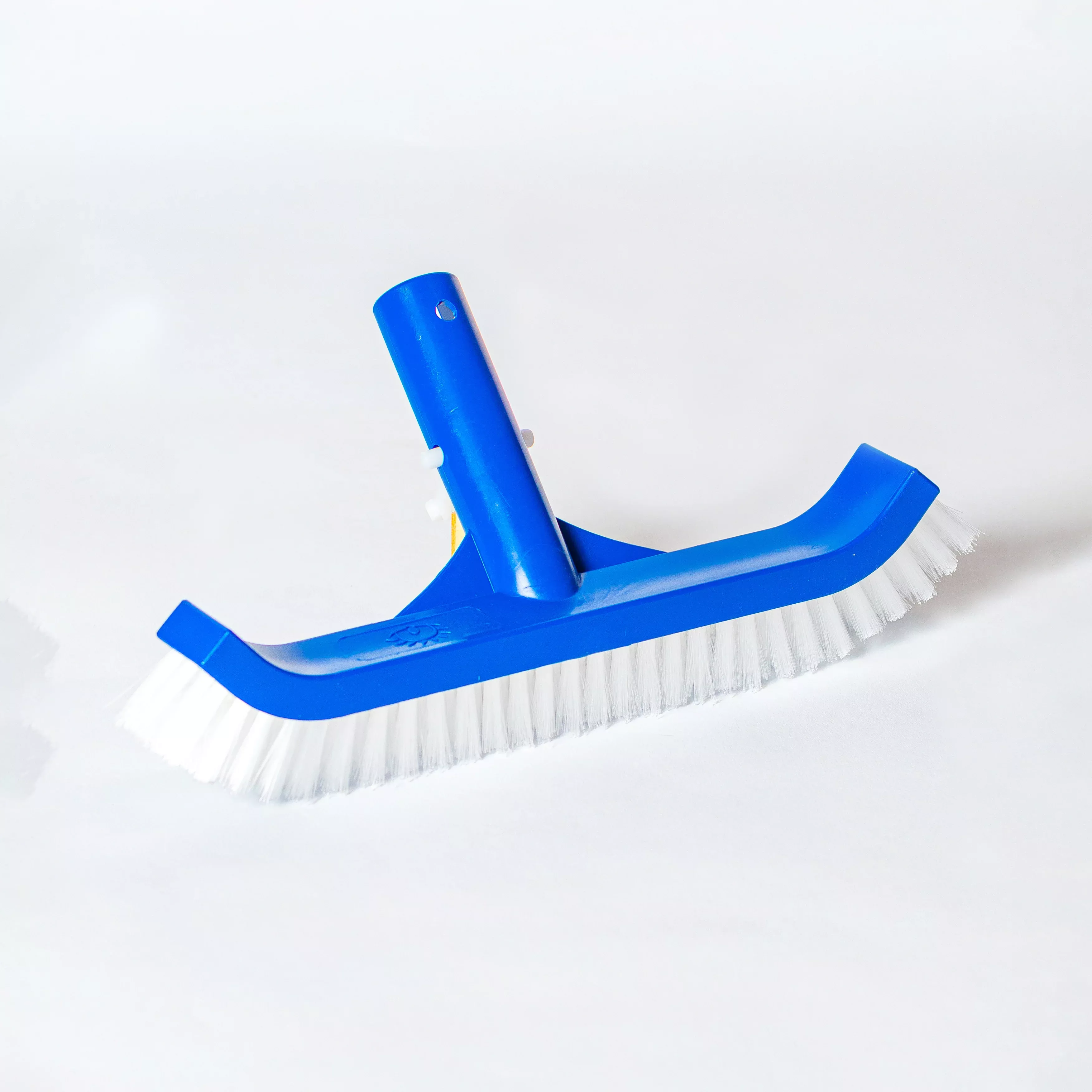 Mini Curved Pool Brush – Brustec Nylon Brush for Steps, Corners & Small Pools (Vinyl Safe)