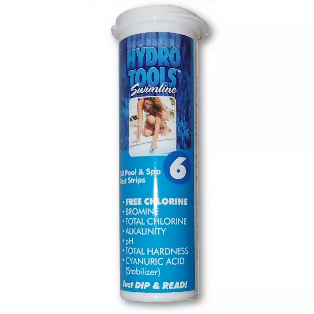 Model 8496 Swimline 6 Way Pool and Spa Test Strips