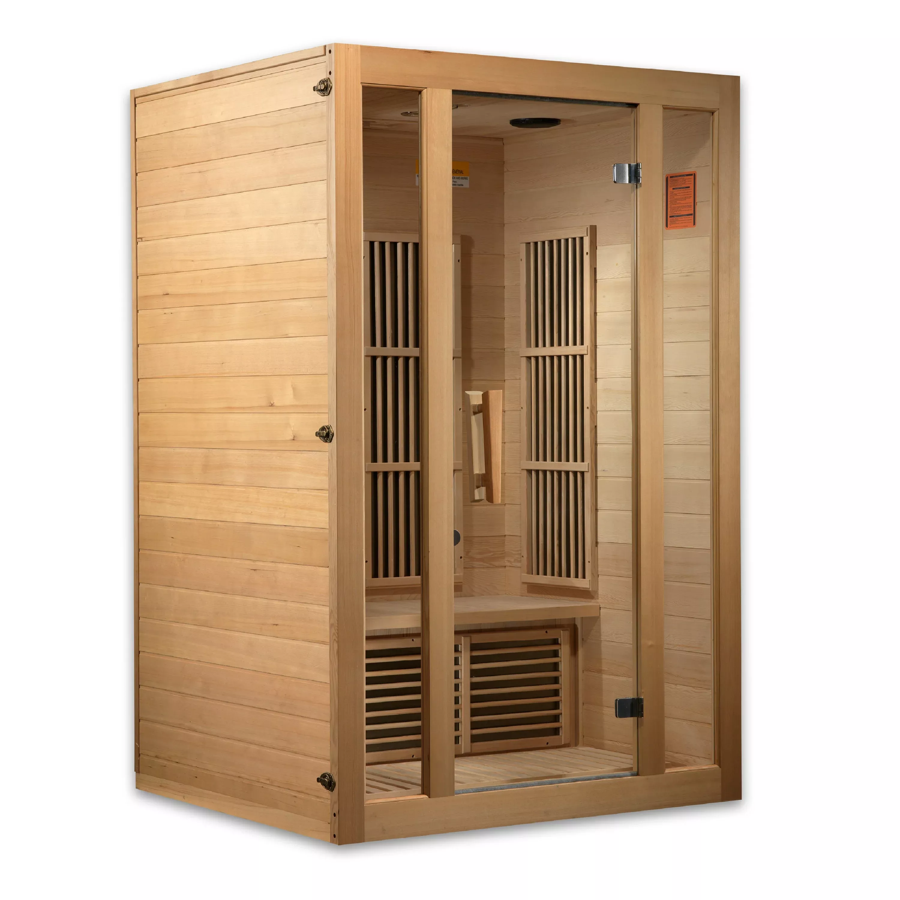 MX-J206-01 (Hemlock) Golden Designs Dynamic 2 Person Sauna Maxxus Low EMF