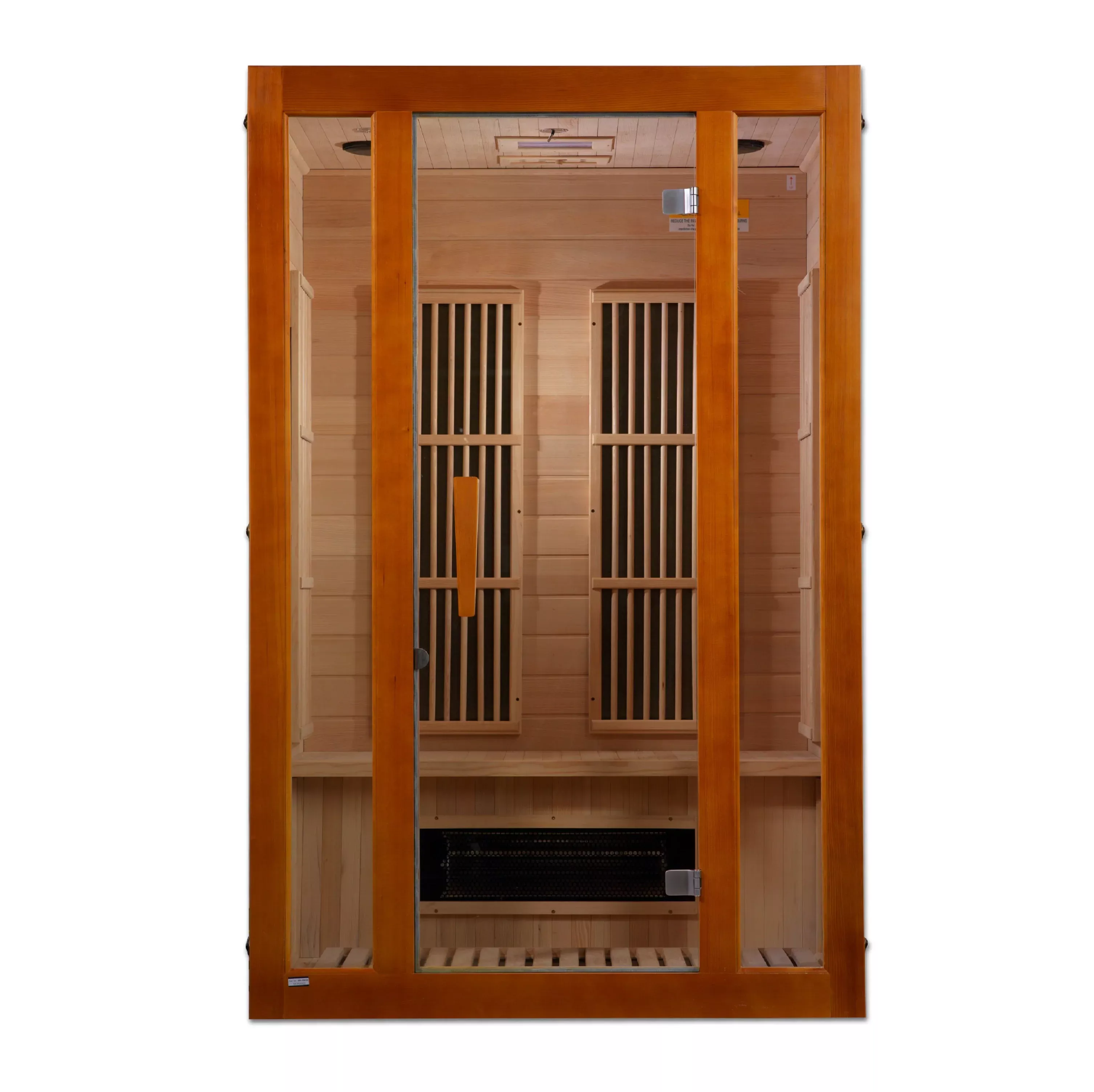 MX-J206-02S (Hemlock) Golden Designs Dynamic 2 Person Sauna Maxxus Low EMF
