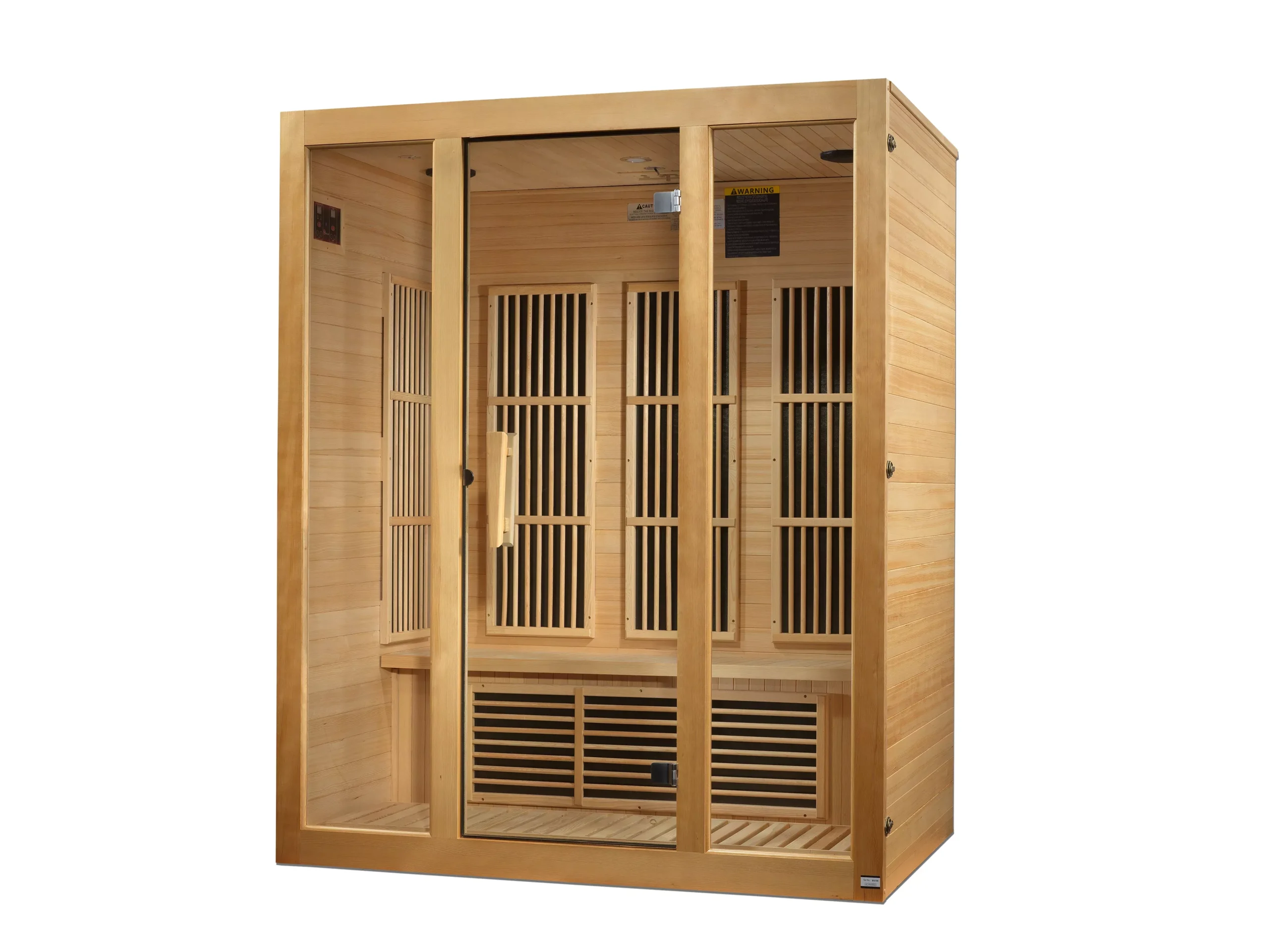 MX-J306-01 (Hemlock) Golden Designs Dynamic 3 Person Sauna Maxxus Low EMF