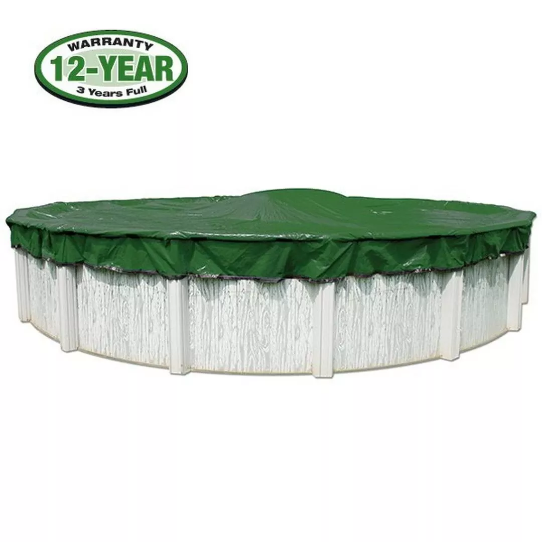 Polar Plus 33′ Round Winter Pool Cover With 55 Cover Clips