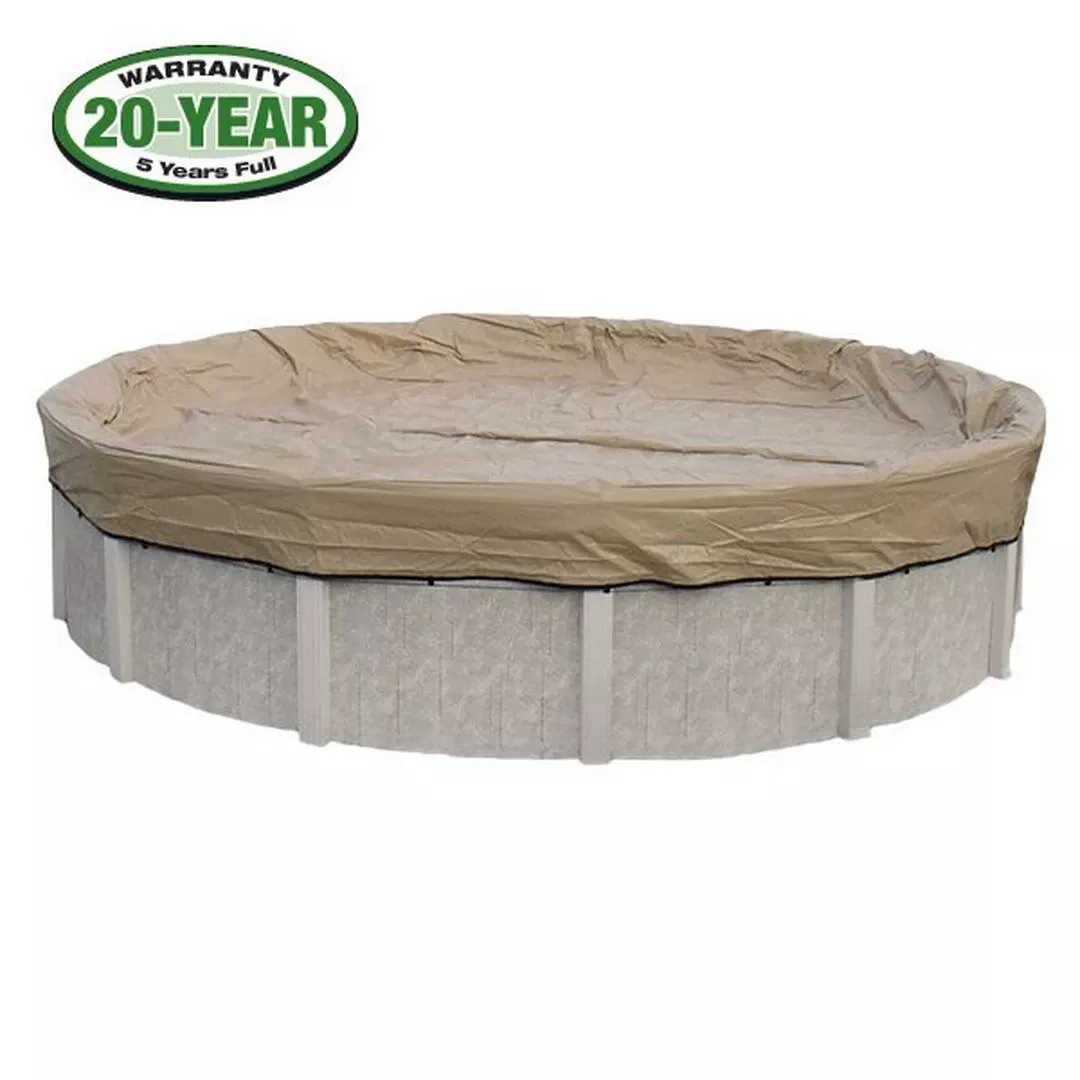 Polar Protector 16′ X 32′ Oval Winter Pool Cover With 50 Cover Clips