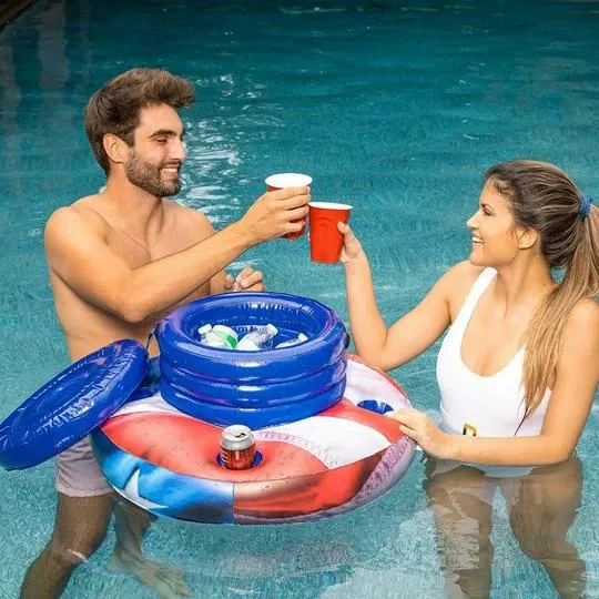 Pool Candy – Stars & Stripes Floating Drink Cooler