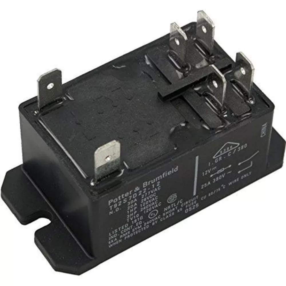 Potter & Brumfield T92S7D22-12 T-92 Power Relay