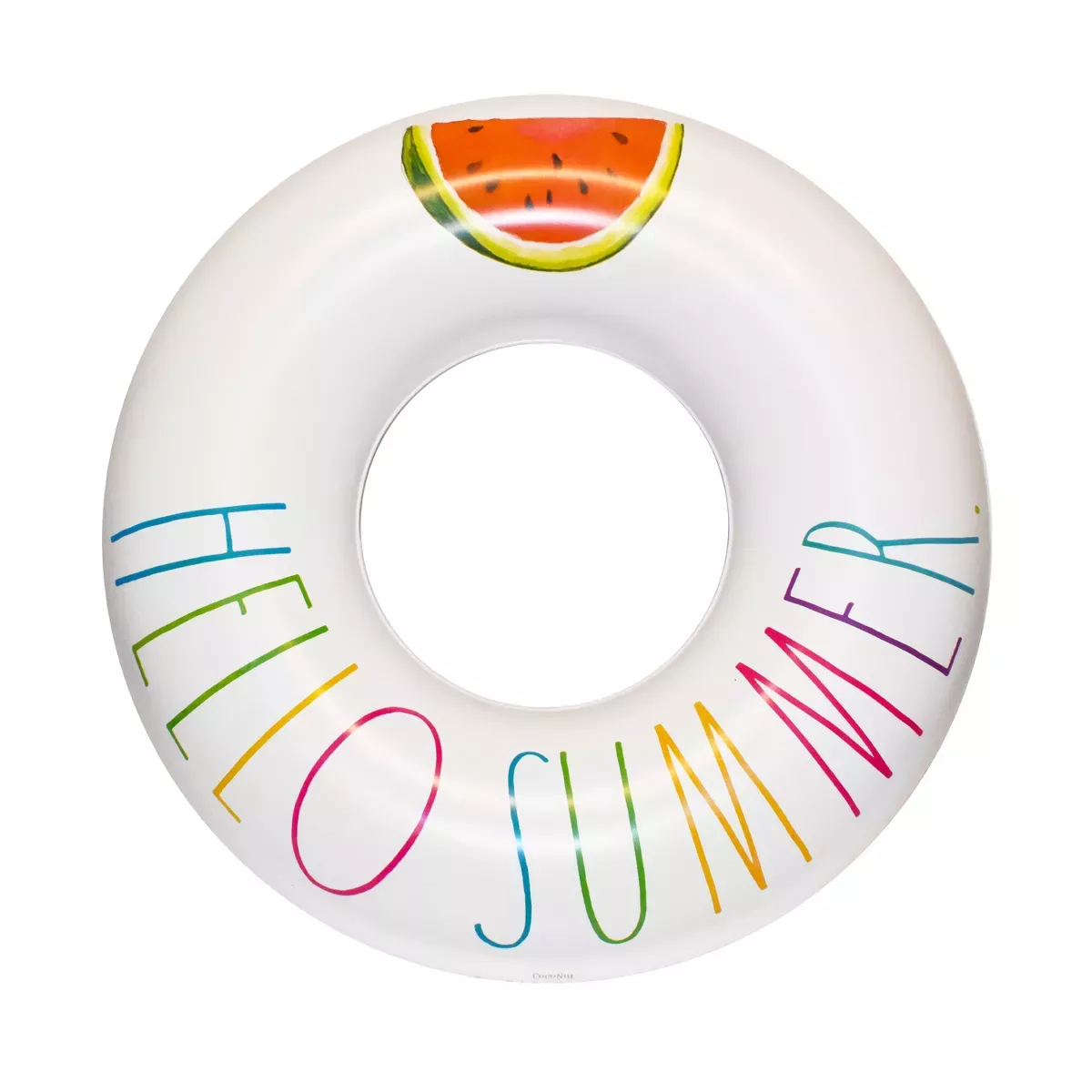 Rae Dunn Hello Summer 32" Junior Ring Pool Float