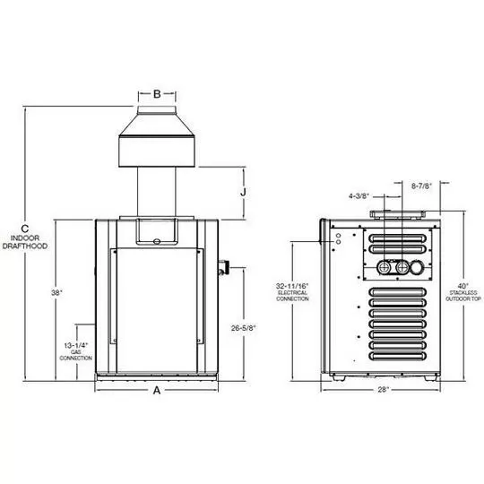 Raypak – Millivolt Propane 200,000 BTU Pool Heater