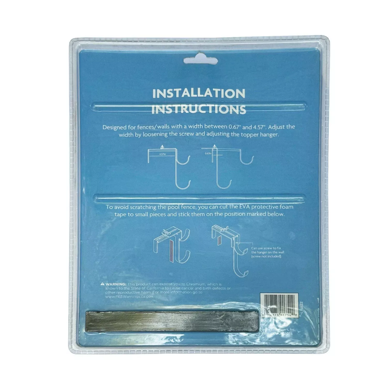 RIGHTFIT – Adjustable Pool Hanger Hooks For Fences/Walls