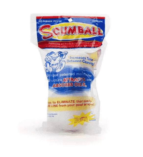 ScumBalls Hot Tub Oil Scum Absorber – 2 Pack