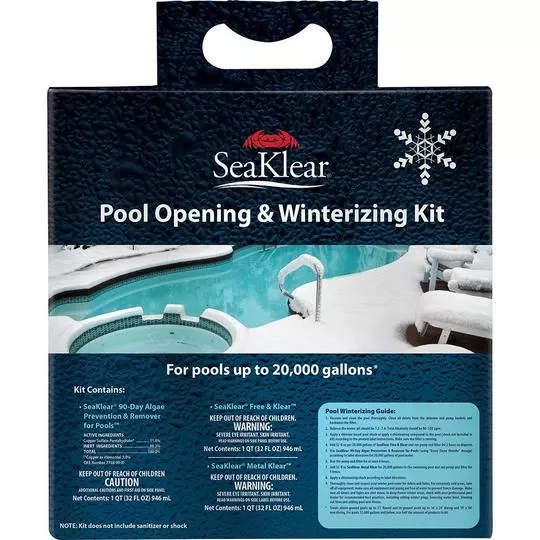 SeaKlear – Pool Opening & Winterizing Kit Up To 20,000 Gallons