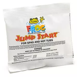 Spa Frog Jump Start Spa Shock – Single-Dose Dichlor Packets (1501892)