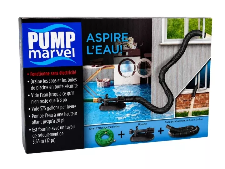 Spa Marvel Pump Marvel | Fast Hose-Powered Drain