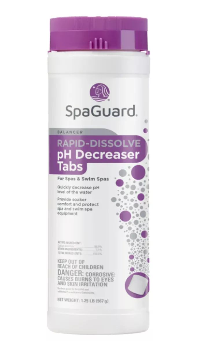 SpaGuard Rapid-Dissolve pH Decreaser Tabs - 1.25 lb. 42662BIO
