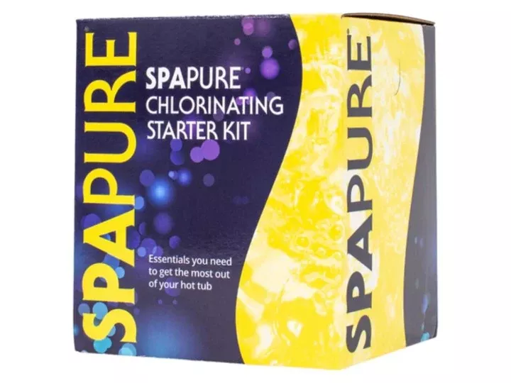 SpaPure Chlorine Starter Spa Care Kit | 8-Piece