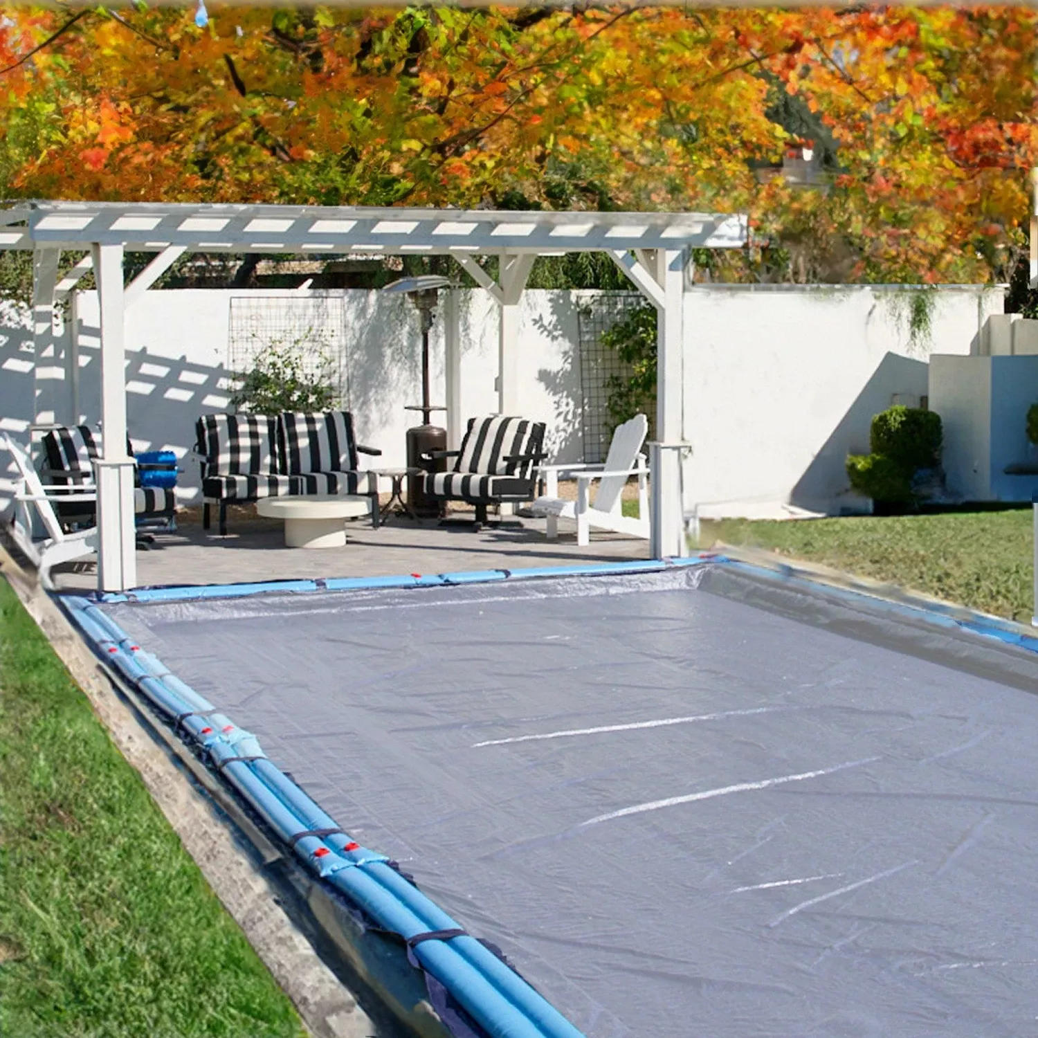 Super Polar Plus 20′ X 40′ Rectangle Winter Pool Cover, 16 Year Warranty