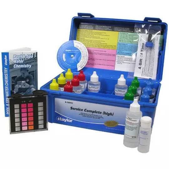 Taylor Technologies – K-2005C Service Complete High Range DPD Pool And Spa Water Test Kit