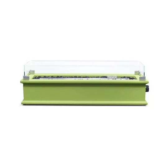 Ukiah – Loom X Blossom 28in Tabletop Fire Pit – Lime
