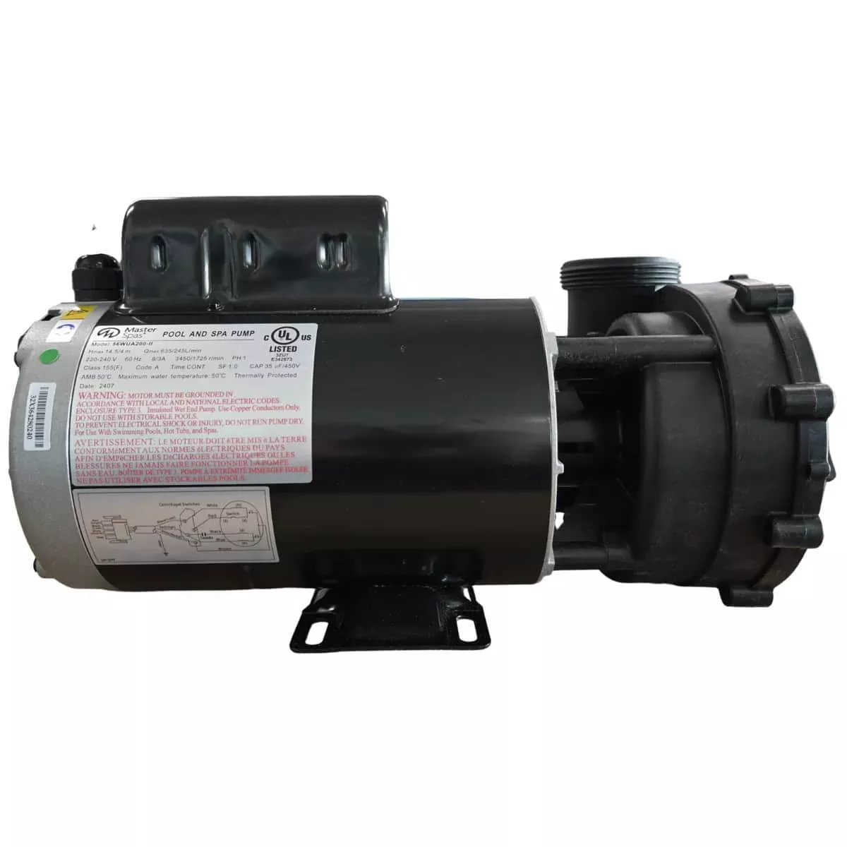 X320554 - Pump, 2 SPD, 220-240 V, 8/3 A, 60 HZ
