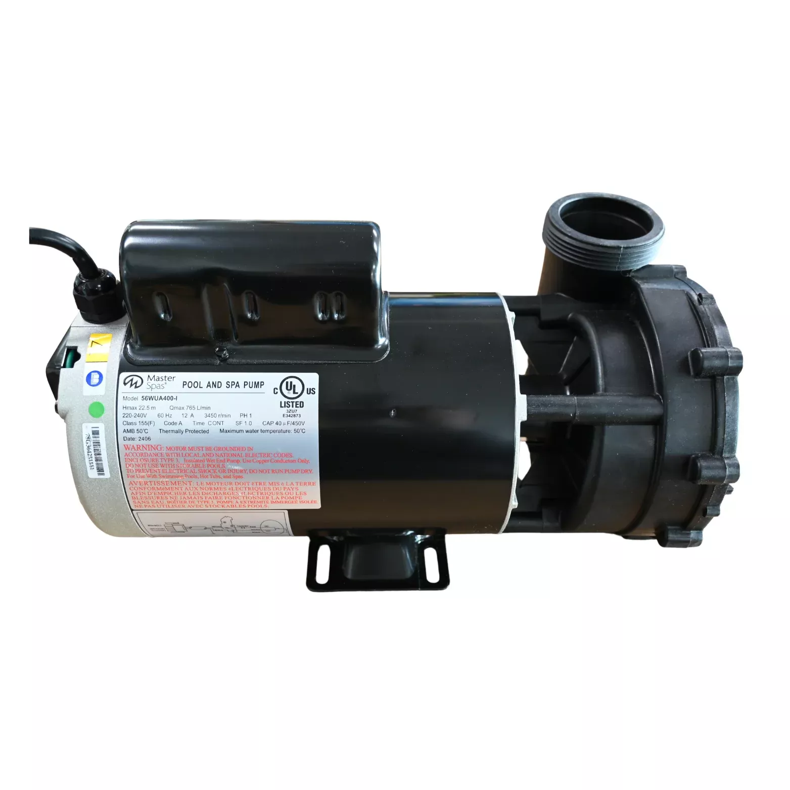 X320564 - Pump - 1 SPD, 220-240 V, 12 A, 60 HZ