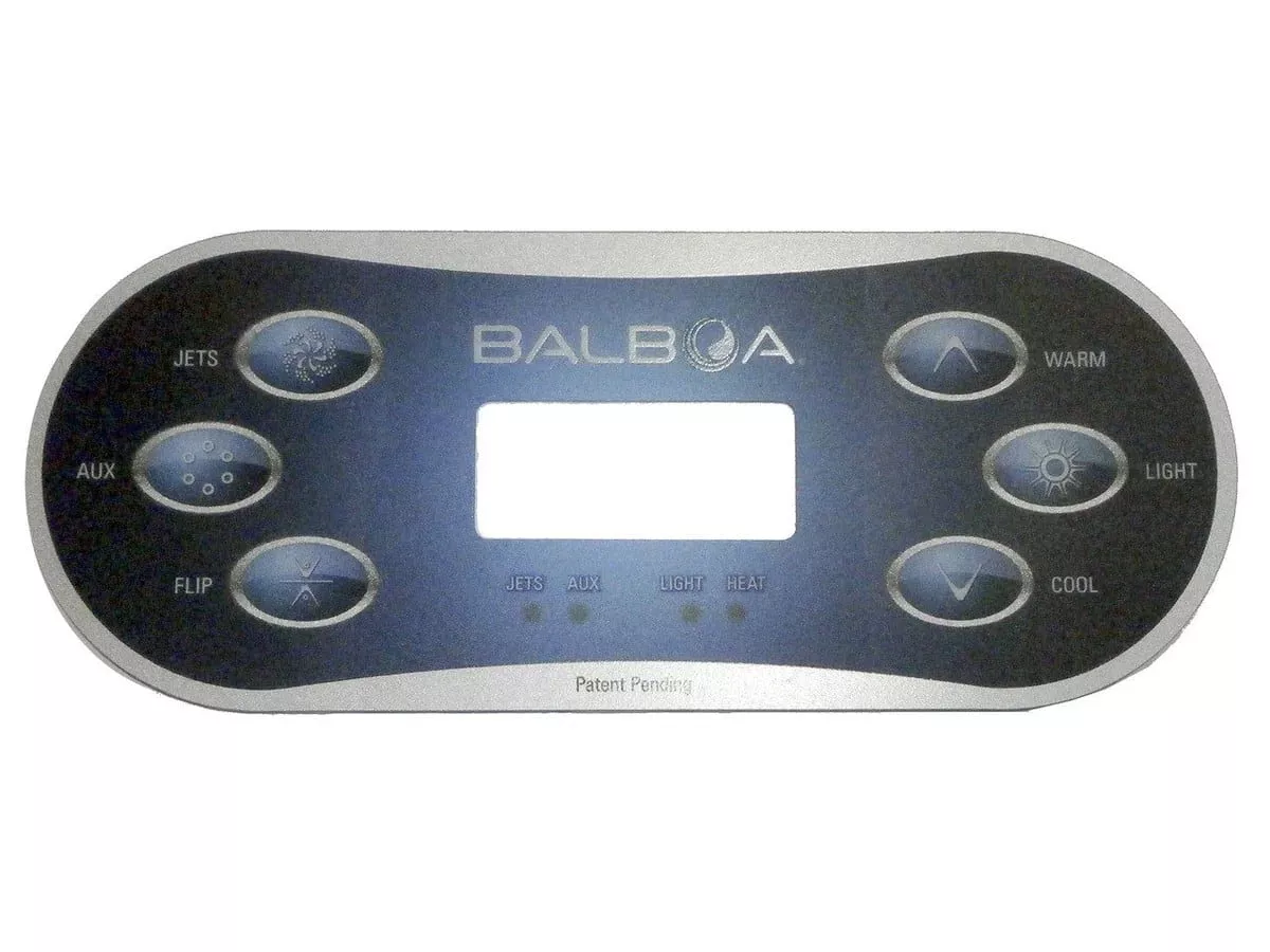X509045 - Generic Balboa Water Group Overlay For MP30 Panel